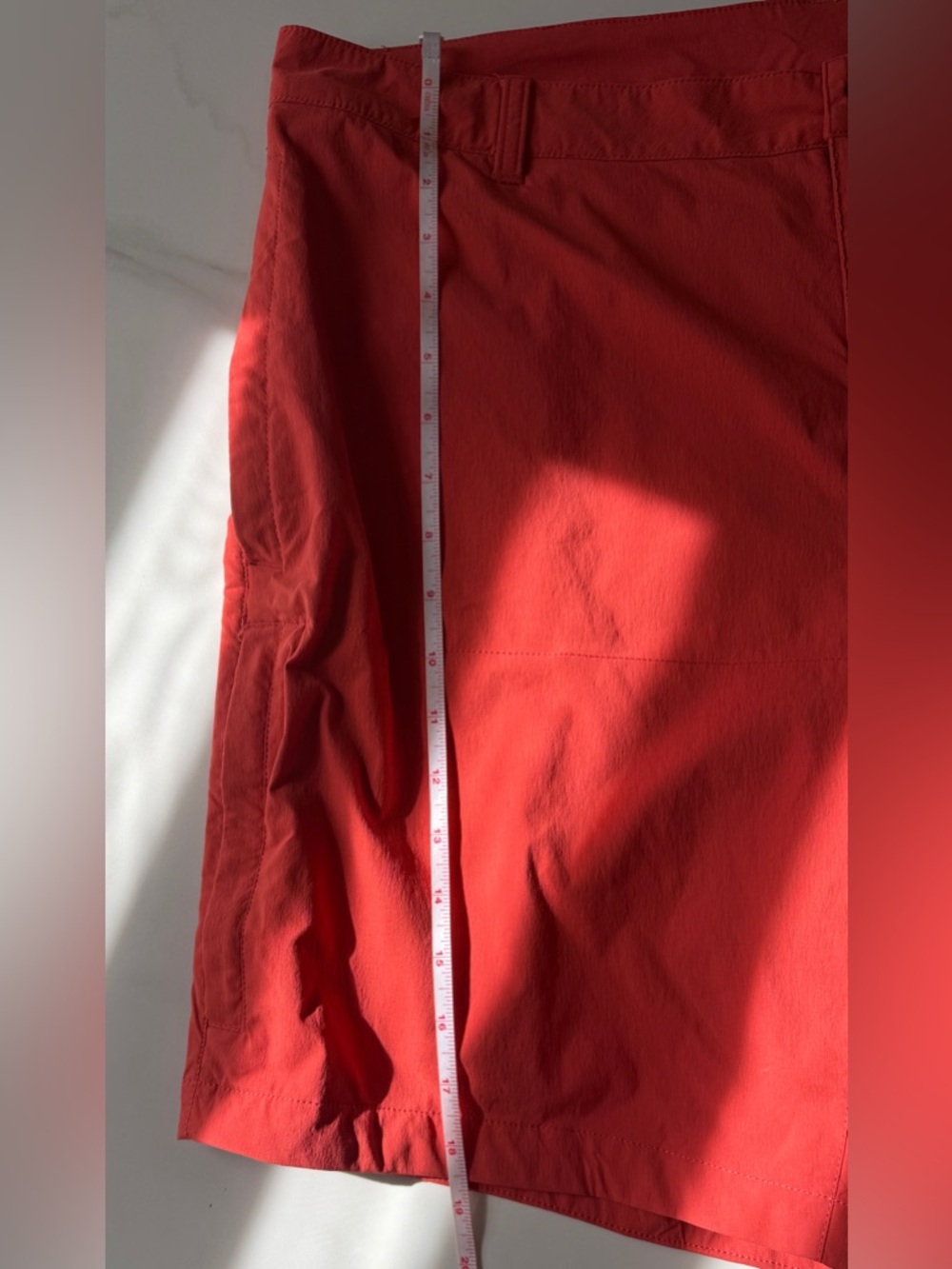 The North Face Men's Coral-Red Flat Front Shorts - Picture 5 of 14